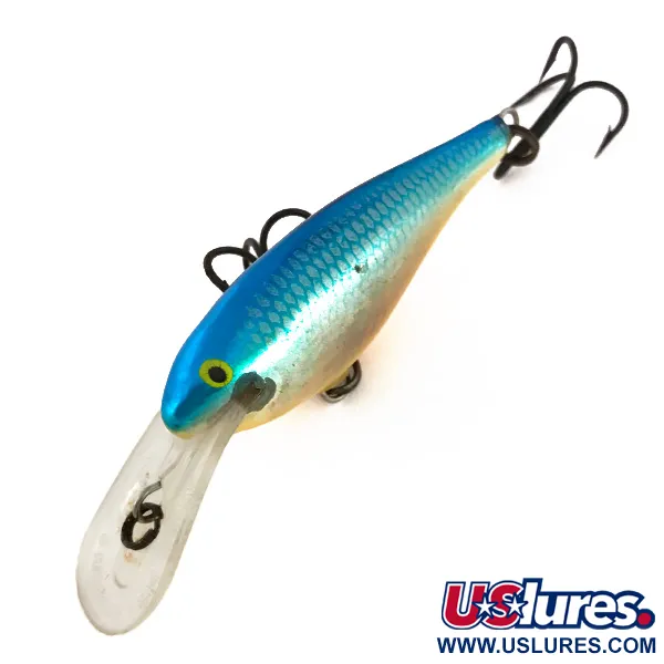 Rapala Shad Rap Deep Runner 05 Wobler, Modrá, 5g, Balsové dřevo, #7670