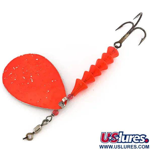 Luhr Jensen Dave Davis UV Rotačka, Nikl/Růžová, 17g, UV-aktivní, #7673