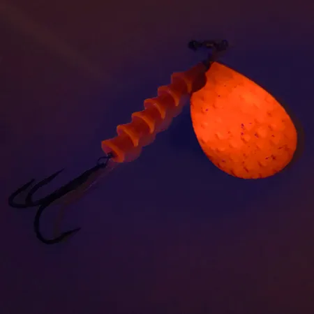 Luhr Jensen Dave Davis UV Rotačka, Nikl/Růžová, 17g, UV-aktivní, #7673