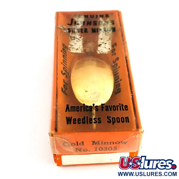 Weedless Johnson Silver Minnow Třpytka, Zlatá, 5g, Proti váznutí, #7681