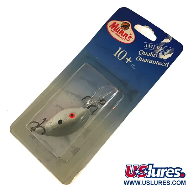 Mann's Mann's 10+ Crankbait, Světle Šedý, 10g, Ponor 3m, #7689
