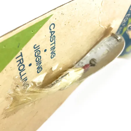 Hopkins 238 Hammered Spoon Plandavka, Stříbro, 7g, Bucktail, #7694