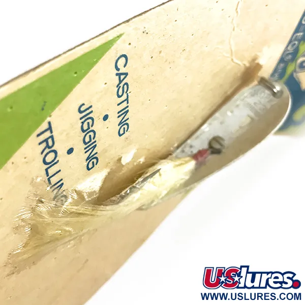 Hopkins 238 Hammered Spoon Plandavka, Stříbro, 7g, Bucktail, #7694