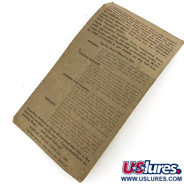 Hopkins 238 Hammered Spoon Plandavka, Stříbro, 7g, Bucktail, #7694