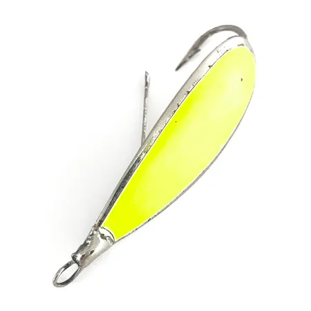 Johnson Weedless Silver Minnow UV Plandavka, Stříbrná/Chartreuse, 12g, #7711