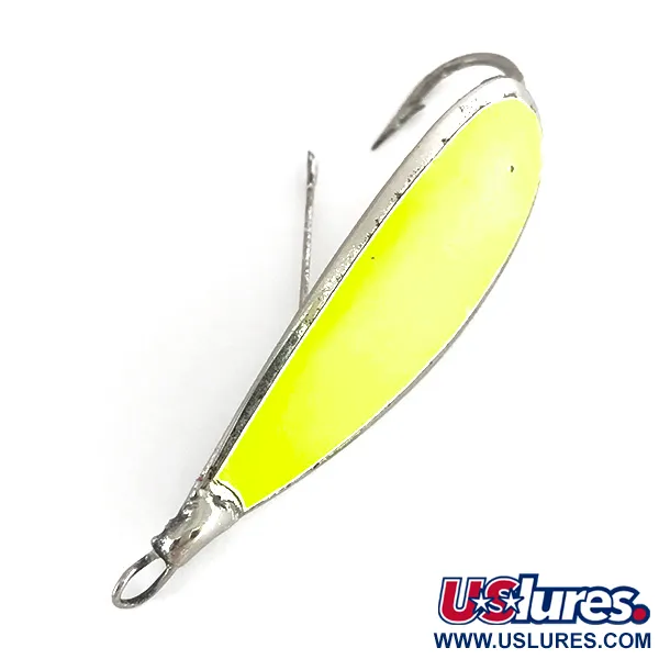 Johnson Weedless Silver Minnow UV Plandavka, Stříbrná/Chartreuse, 12g, #7711