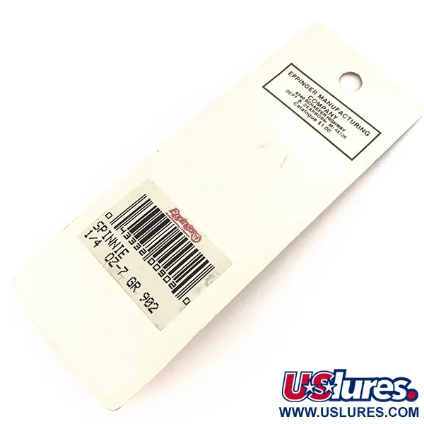 Eppinger Dardevle Spinnie Plandavka, Černá/Bílá/Nikl, 9g, #7775