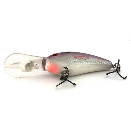 Bomber Fat Free Shad Bill Dance, Stříbrná/Fialová, 14g, Deep Diver, #7794