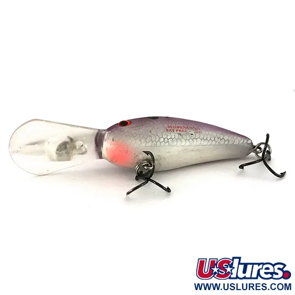 Bomber Fat Free Shad Bill Dance, Stříbrná/Fialová, 14g, Deep Diver, #7794