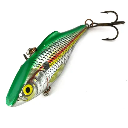 Rapala Rattl'n RAP Wobler, Zeleno-stříbrná, 16g, Chrastítko, #7795