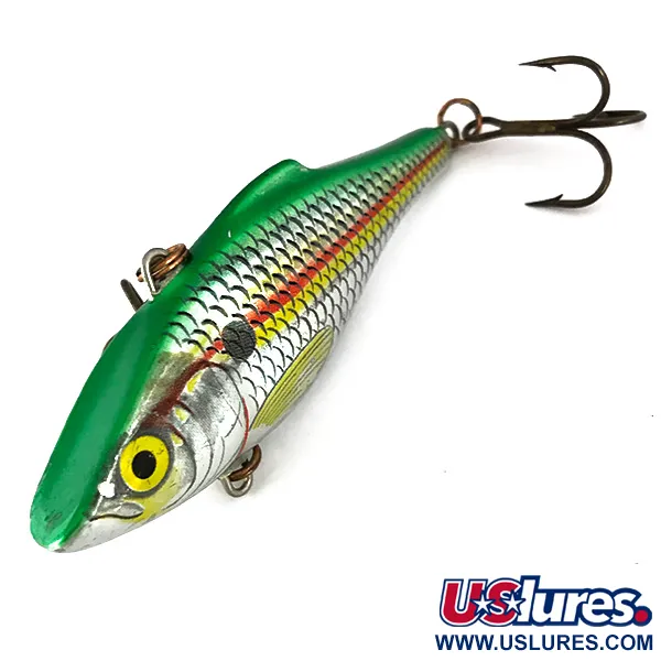 Rapala Rattl'n RAP Wobler, Zeleno-stříbrná, 16g, Chrastítko, #7795
