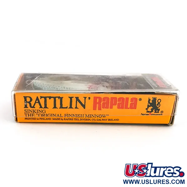 Rapala Rattl'n RAP Bezlopatkový wobler, Stříbrná modrá, 6g, #7796