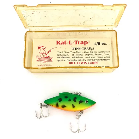 Bill Lewis Rat-L-Trap TT-W4 Wobler, Fire Tiger, 5g, Chrastící, #7798