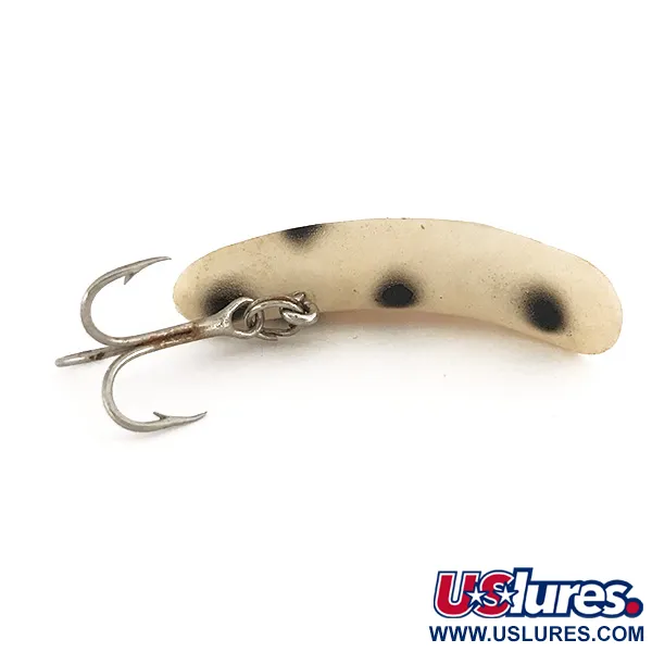 Luhr Jensen Kwikfish K5 Wobbler, Bílá / Černá, 2,3g, plovoucí, #7809