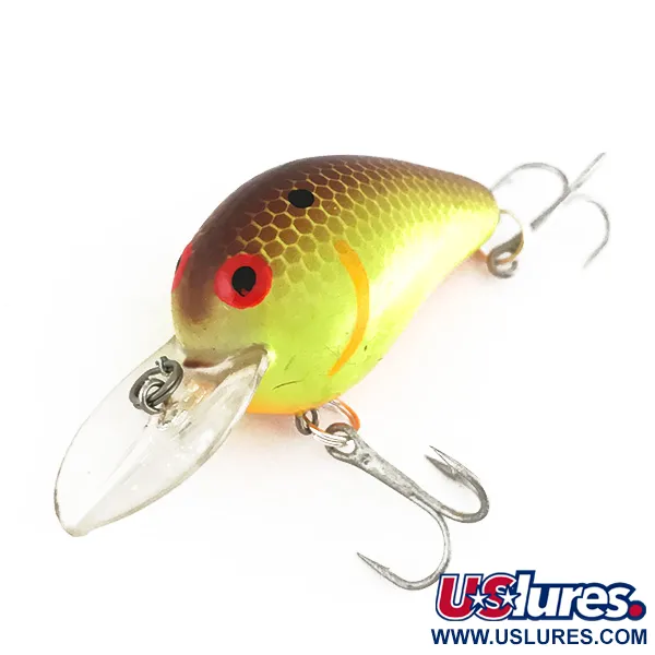 Bomber Fat A B04F UV Wobler, Brown Chartreuse, 5.5g, UV, #7858