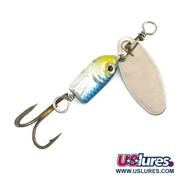 Blue Fox Flash Deep Runner Třpytka, Nikl / Modrá, 4g, Olověné tělo, #7887