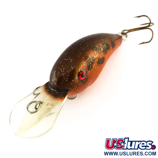 Strike King 4XD Hluboký Crankbait, Zlato-Oranžový, 10g, Zvukový, #7913