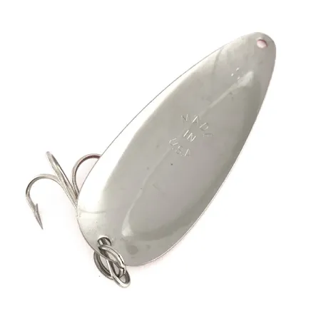 Worth Chippewa Steel Spoon Plandavka, Červená/Bílá/Nikl, 14g, #7934