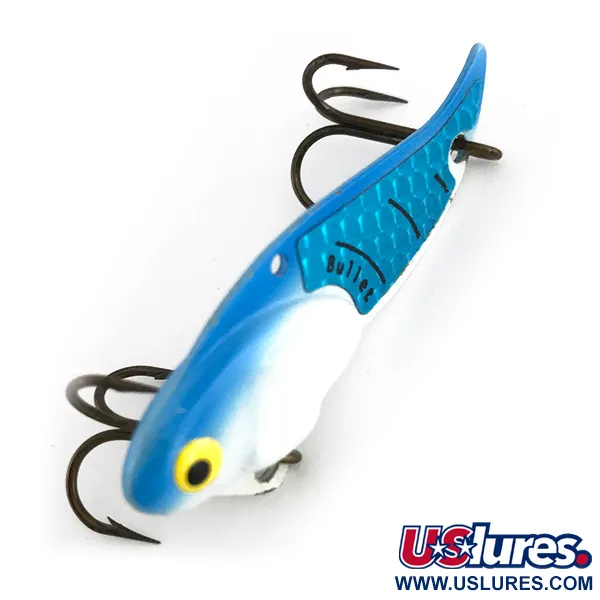 Bullet Bait Bullet Blade Cikáda, White / Blue, 10g, Zinek, #7936