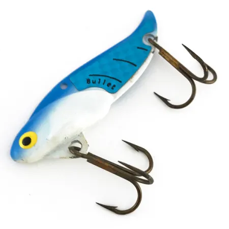 Bullet Bait Bullet Blade Cikáda, White / Blue, 10g, Zinek, #7936