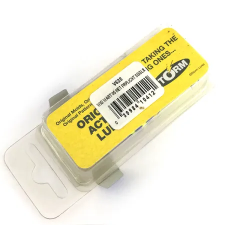 Storm Wiggle Wart Vobler, Fialová / Fluo Žlutá, 11g, Chrastící, #7944