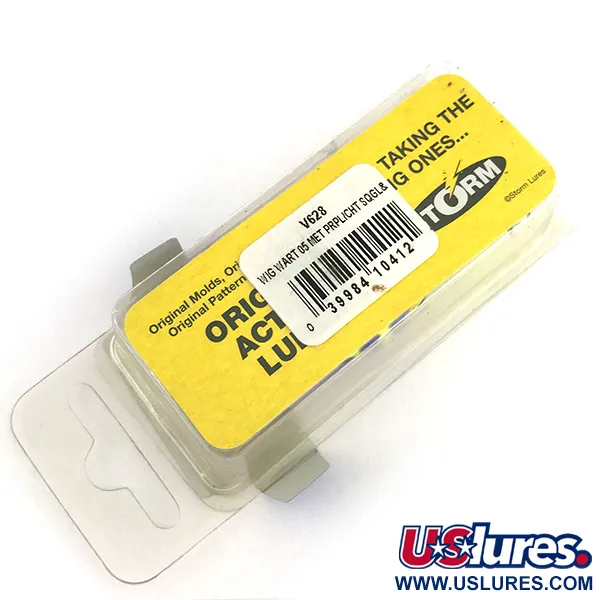 Storm Wiggle Wart Vobler, Fialová / Fluo Žlutá, 11g, Chrastící, #7944