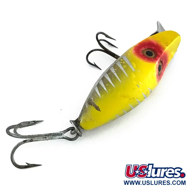 Heddon River Runt Midget Wobler, Žluto-Červeno-Stříbrná, 10g, #7953