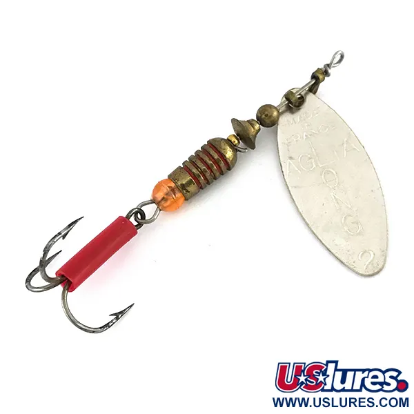 Mepps Aglia Long 2 Třpytka, Stříbrná, 7.4g, Vrbový list, #7977