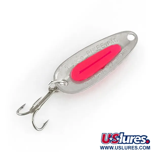 Blue Fox Pixee UV Třpytka, Tepaná Niklová/Růžová, 4.5g, UV vložka, #8023