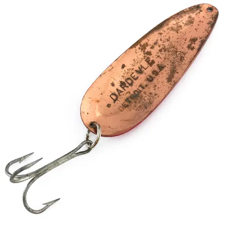 Eppinger Dardevle Plandavka, Červená / Bílá / Měď, 28g, Klasika, #8038