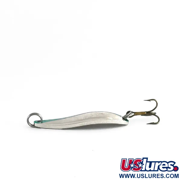 Acme Fiord Spoon Plandavka, Nikl / Zelená, 7g, Vintage, #8044