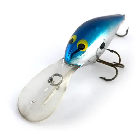 Norman DD 14 Crankbait, Mirror Silver / Světle Modrá, 16g, Chrastítko, #8050