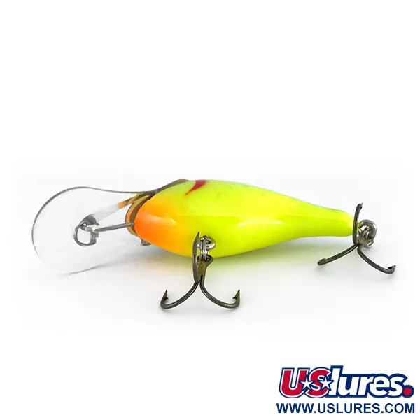 Renegade Little Diver Crankbait, Chartreuse, 11g, Dřevo Jelutong, #8051