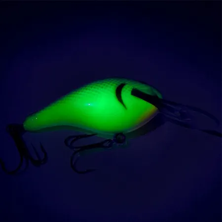 Renegade Little Diver Crankbait, Chartreuse, 11g, Dřevo Jelutong, #8051