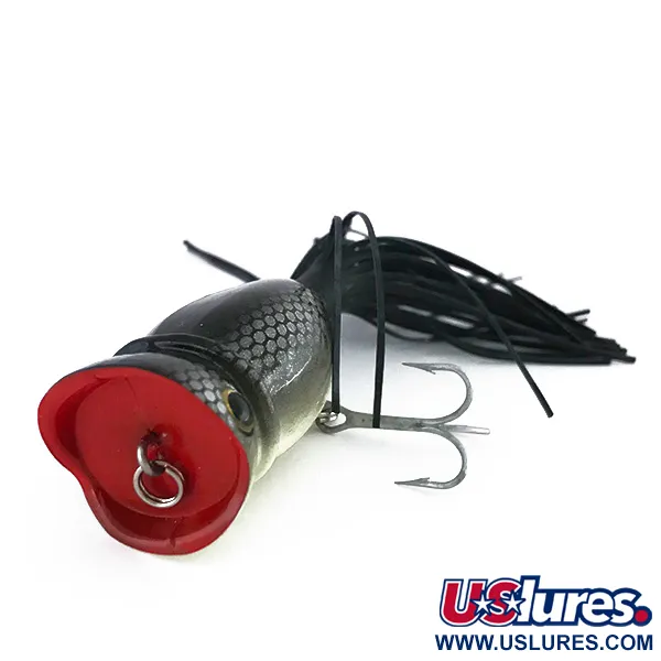 Producers 8054 Popper, Černá / Červená, 8g, Gumové třásně, #8054