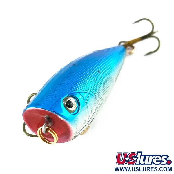 Bass Pro Shops XTS Speed Lures Popper, Stříbrná/Modrá, 7g, #8082