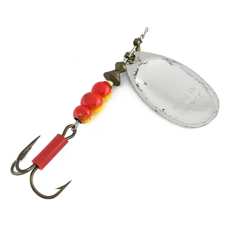 Mepps Aglia 4 Třpytka, Stříbrná, 9g, British French Pat, #8085