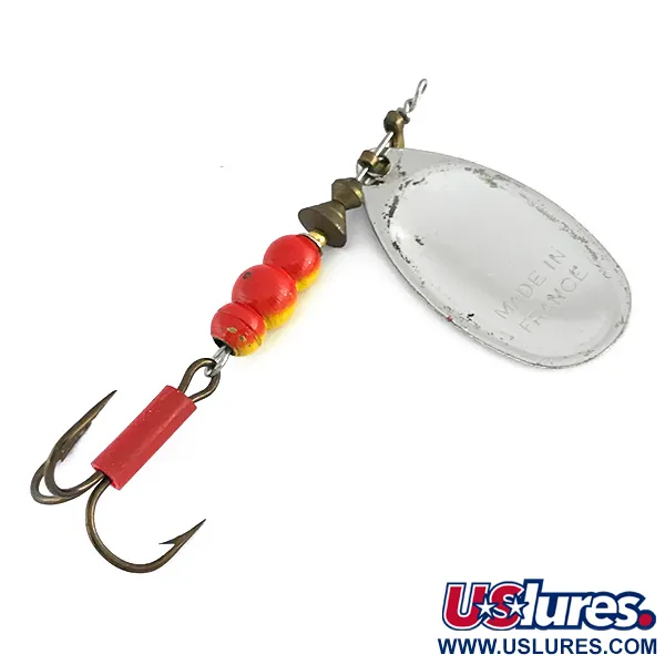 Mepps Aglia 4 Třpytka, Stříbrná, 9g, British French Pat, #8085