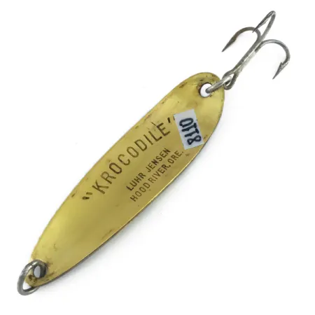 Luhr Jensen Krocodile Die #5 Plandavka, Frog/Mosaz, 28g, Mosaz, #8110