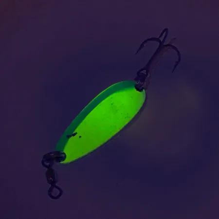 Luhr Jensen Krocodile UV Plandavka, Žluto/Zelená, 9g, UV povrch, #8112