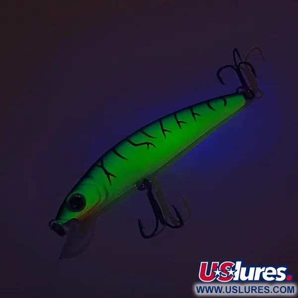Cotton Cordell 3.5 Minnow Wobler, Green Tiger, 7g, UV aktivní, #8127
