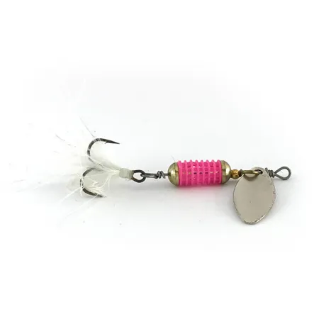 Berkley Scent Vent Třpytka, Nikl / Růžová, 3,6g, Opeřený trojhák, #8141