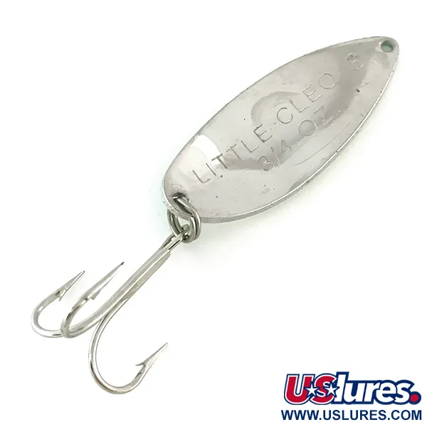 Acme Little Cleo Glow Plandavka, White / Green / Nickel, 21g, #8171