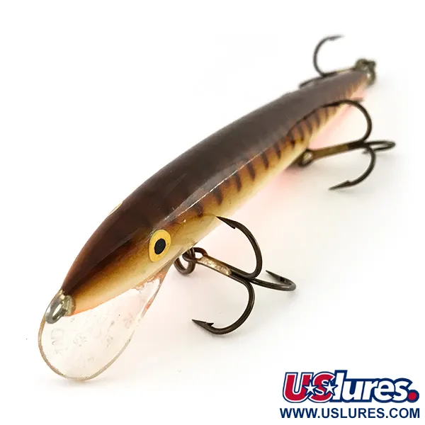 Rapala Husky Floating 13 Wobler, Brown Tiger, 9g, Finsko, #8204