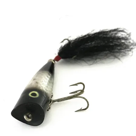 Heddon Tiny Chugger Popper, Černá / Duhová, 8.5g, #8210