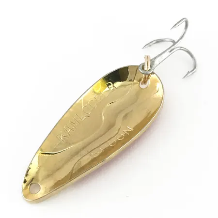 Acme Kamlooper Plandavka, Bílá / Červená / Zlatá, 11g, Tvar kapky, #8215