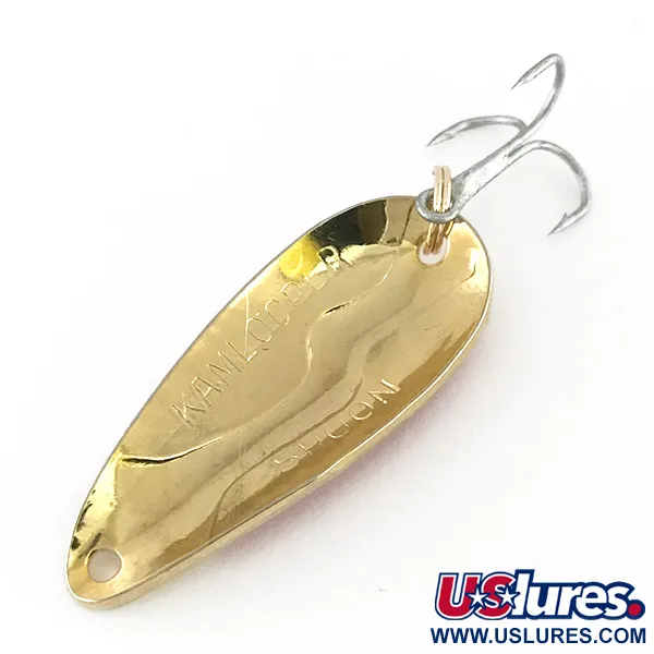 Acme Kamlooper Plandavka, Bílá / Červená / Zlatá, 11g, Tvar kapky, #8215