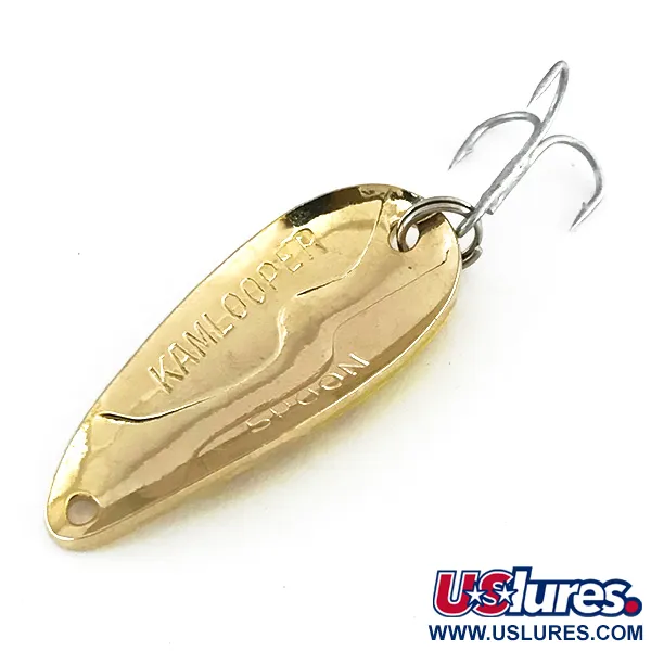 Acme Kamlooper Plandavka, Žlutá/Červená/Nikl/Zlato, 11g, Vlnitý vzor, #8242