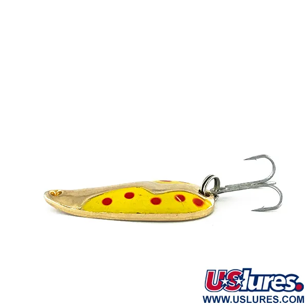 Acme Kamlooper Plandavka, Žlutá/Červená/Nikl/Zlato, 11g, Vlnitý vzor, #8242