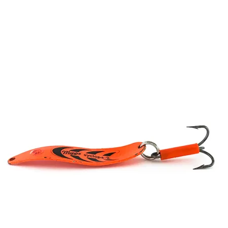 Mepps Syclops 2 UV Plandavka, Oranžová / Černá, 17g, UV barva, #8247